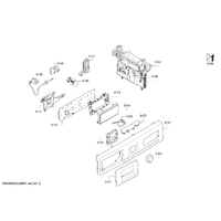Bosch Genuine knob-programme for Bosch Dryers Suits: WTW87564AU WTW87583 WTW877W0FG WTW87NH1UC Spare Part No: 10000849 spare part