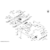Bosch Genuine ignition head for Bosch Rangehoods Suits: HGX5H8W50M HIZ5G7Q59M HIZ5G7W50M HIZ5G7W59M HIZ5G7W59S Spare Part No: 10001315 spare part