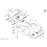 Bosch Genuine ignition head for Bosch Rangehoods Suits: HGV1F0U52S HGV1F0U59M HGV1F0V20Q HGV1F0V50Q HGVDA0Q50M Spare Part No: 10001315 spare part