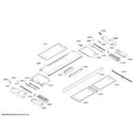 Bosch Genuine plate for Bosch Rangehoods Suits: DFS098K50 DFS098K53 DFS098K54 Spare Part No: 10001553 spare part