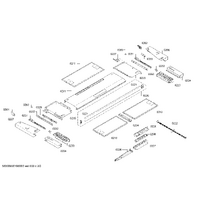 Bosch Genuine plate for Bosch Rangehoods Suits: DFR067E50 DFR067E50A DFR067E51 DFR067T50 DFR097E50 Spare Part No: 10001553 spare part