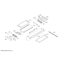 Bosch Genuine plate for Bosch Rangehoods Suits: DFR097E50A DFR097T50 DFS061K50W DFS067E50 DFS067J50 Spare Part No: 10001553 spare part