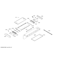 Bosch Genuine plate for Bosch Rangehoods Suits: DFS067J50B DFS067K50 DFS067K51 DFS068J50 DFS068K50 Spare Part No: 10001553 spare part