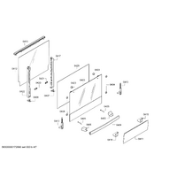 Bosch Genuine holder for Bosch Rangehoods Suits: HGV423124N HGV423224R HGV425123L HGV425124N HGV425124S Spare Part No: 10012723 spare part