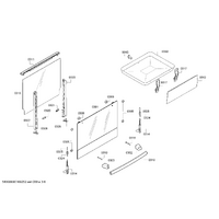 Bosch Genuine holder for Bosch Rangehoods Suits: HGV445124N HGV445153N HGV445154N HGV523123Q HGV524321Z Spare Part No: 10012723 spare part