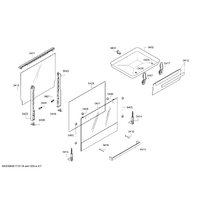 Bosch Genuine holder for Bosch Rangehoods Suits: HGV524322Z HGV595123Q HGV625254H HGV625323L HGV645223R Spare Part No: 10012723 spare part