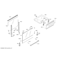 Bosch Genuine holder for Bosch Rangehoods Suits: HGV725124N HGV72D123F HGV72D124F HGV745220 HGV745220F Spare Part No: 10012723 spare part