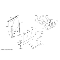 Bosch Genuine holder for Bosch Rangehoods Suits: HGV745228N HGV745250 HGV745253L HGV745255N HGV745256N Spare Part No: 10012723 spare part