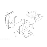 Bosch Genuine holder for Bosch Rangehoods Suits: HGV745359Y HGV745359Z HGV745363Q HGV745363Y HGV745365R Spare Part No: 10012723 spare part