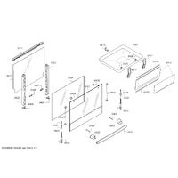 Bosch Genuine holder for Bosch Rangehoods Suits: HGV745366R HGV745466N HGV747356F HGV747356R HGV747356Y Spare Part No: 10012723 spare part