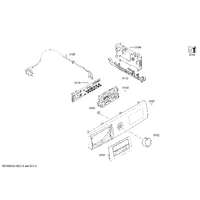Bosch Genuine operating module programmed for Bosch Dryers Suits: WTR85T00AU Spare Part No: 10013683 spare part