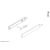 Bosch Genuine cable clip for Bosch Microwaves Suits: CMG633BB1M CMG636BB2I CMG7241B1 CMG7241B1A CMG7241B1B Spare Part No: 10014394 spare part