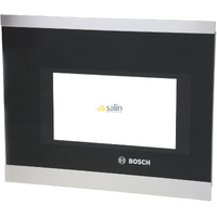 Bosch Genuine glass front panel for Bosch Microwaves Suits: HMT82G654 HMT82G654I HMT82M654 HMT84G654 HMT84G654A Spare Part No: 11001980 spare part