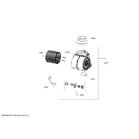Bosch Genuine impeller jug for Bosch Rangehoods Suits: DWF95AJ60T DWF97AK20R DWG66CD20T DWG66CD50T DWG66CD50Z Spare Part No: 11016762 spare part