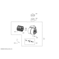Bosch Genuine impeller jug for Bosch Rangehoods Suits: DWK068G61 DWK068G61B DWK06G620 DWK06G660 DWK06G661 Spare Part No: 11016762 spare part