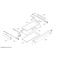 Bosch Genuine cover for Bosch Rangehoods Suits: DFL064A50 DFL064A51 DFM064A50 DFM064A50C DFM064A51 Spare Part No: 11019660 spare part