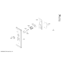 Genuine controller unit for Bosch Microwaves Suits: BEL554MS0V Spare Part No: 11026840