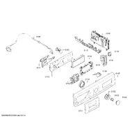 Bosch Genuine panel-facia for Bosch Dryers Suits: WTX88MH0AU Spare Part No: 11040937 spare part
