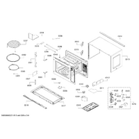 Bosch Genuine turntable for Bosch Microwaves Suits: BEL550MS0I BEL553MB0I BEL553MS0B BEL553MS0I BEL554MB0I Spare Part No: 11049481 spare part