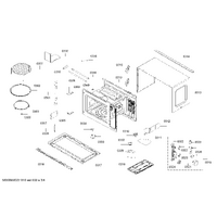 Bosch Genuine turntable for Bosch Microwaves Suits: BEL554MS0 BEL554MS0A BEL554MS0B BEL554MS0K BEL554MS0M Spare Part No: 11049481 spare part