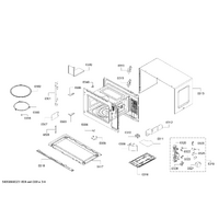 Bosch Genuine turntable for Bosch Microwaves Suits: BFL553MS0A BFL553MS0B BFL553MS0I BFL553MW0B BFL554MB0B Spare Part No: 11049481 spare part