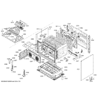 Bosch Genuine screening for Bosch Rangehoods Suits: HCB738357M Spare Part No: 12012232 spare part