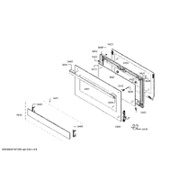 Bosch Genuine door hinge for Bosch Rangehoods Suits: HSB738354A Spare Part No: 12012245 spare part