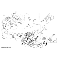 Bosch Genuine hose-fill for Bosch Dryers Suits: WTW87590NL WTW875U1AT WTW87660GB WTW87660TR WTW876H0OE Spare Part No: 12013827 spare part