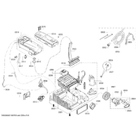 Bosch Genuine hose-fill for Bosch Dryers Suits: WTY88782 WTY88782NL WTY88783NL WTY887W1CH WTY887W4CH Spare Part No: 12013827 spare part