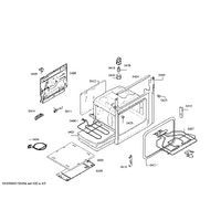 Bosch Genuine holder for Bosch Rangehoods Suits: HGV1F0U52S HGV1F0U59M HGV1F0V20Q HGV1F0V50Q HGV423120N Spare Part No: 12026777 spare part