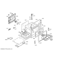 Bosch Genuine holder for Bosch Rangehoods Suits: HGV625253T HGV625254H HGV625323L HGV62W120T HGV62W123T Spare Part No: 12026777 spare part