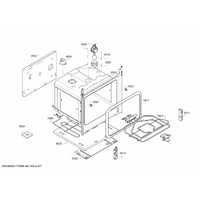 Bosch Genuine holder for Bosch Rangehoods Suits: HGV745223L HGV745223N HGV745224N HGV745225N HGV745226N Spare Part No: 12026777 spare part