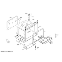 Bosch Genuine holder for Bosch Rangehoods Suits: HGV745353S HGV745353Y HGV745355R HGV745355Z HGV745356R Spare Part No: 12026777 spare part