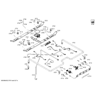 Bosch Genuine wok thermocouple for Bosch Rangehoods Suits: HGX5G7W50Q HGX5G7W50S HGX5G7W59S HGX5H0Q59M HGX5H0W50M Spare Part No: 12027218 spare part