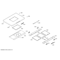 Bosch Genuine led-plate for Bosch Rangehoods Suits: DFS097K51 DFS098K54 DIB91JN55W DIB97IM50 DIB97IM50M Spare Part No: 12034561 spare part