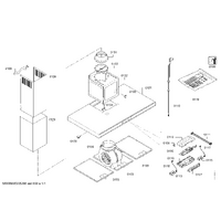 Bosch Genuine led-plate for Bosch Rangehoods Suits: DWB97DM50A DWB97DM50B DWB97DM50I DWB97FM50 DWB97FM50I Spare Part No: 12034561 spare part