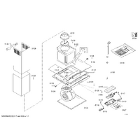 Bosch Genuine led-plate for Bosch Rangehoods Suits: DFM063W56B DFM064W54A DFM094W53 DWA64BC50B DWA66BC50 Spare Part No: 12038461 spare part