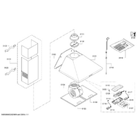 Bosch Genuine led-plate for Bosch Rangehoods Suits: DWK87EM60B DWP64BC50A DWP64BC50B DWP66BC50A DWP74BC50B Spare Part No: 12038461 spare part