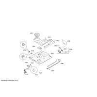 Genuine air conduction plate for Bosch Microwaves Suits: CMG8764S6 CNG6764S1 CNG6764S1B CNG6764S6 CNG6764S6B Spare Part No: 20001605