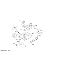 Genuine air conduction plate for Bosch Microwaves Suits: HMG6764B1 HMG6764S1 HMG6764W1 HMG676ES1S HMG8764B6 Spare Part No: 20001605