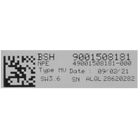Bosch Genuine BOSCH SMV46 Series Operating Module | Part No: 11036775 spare part