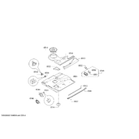 Bosch Genuine Air Conduction Plate for BOSCH CMG67 Series Compact Oven with Microwave - Part No: 20001605 spare part