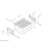 Bosch Genuine BOSCH Cable Clip for CMG67 Series Microwaves | Part No: 10014394 spare part