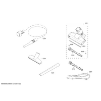 Bosch Genuine Sealing Replacement for BOSCH BCH65 Series Vacuum Cleaners | Part No: 17003535 spare part