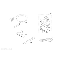 Bosch Genuine Sealing for BOSCH BCH6A Series Cordless Handstick Vacuum Cleaner | Part No: 17003535 spare part