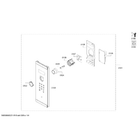 Bosch Genuine BOSCH Controller Unit for BEL55 Series Microwave Ovens | Part No: 11026840 spare part