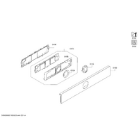 Bosch Genuine Operating Module Programmed for BOSCH CMG63 Series Microwave | Part No: 11049748 spare part