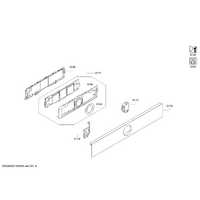 Bosch Genuine Operating Module Programmed for BOSCH CMG87 Series Compact Oven with Microwave | Part No: 11049748 spare part