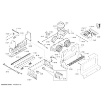 Bosch Genuine BOSCH DHI68 Series Transformer for Slimline Cooker Hood | Part No. 00754344 spare part