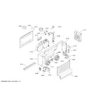 Bosch Genuine cable harness for BOSCH Slimline cooker hood. Suits: DHI94 Series, Spare Part No: 00491051 spare part